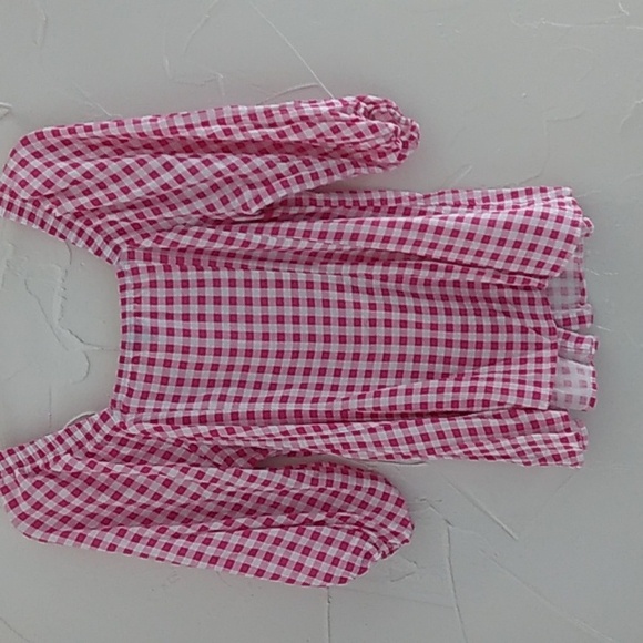 Torrid 2X Gingham Fit & Flare Rayon Slub Button Up 3/4 Sleeve Top - Picture 7 of 9